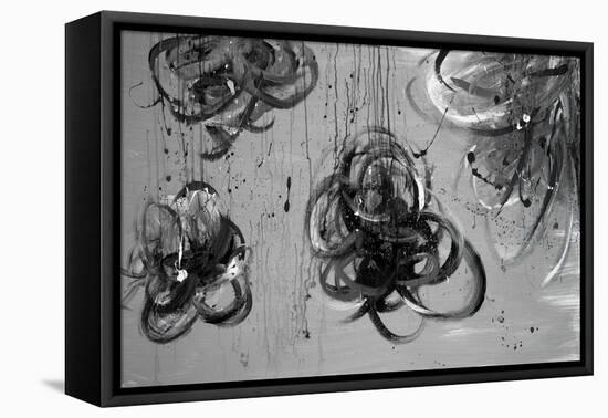 Forms of Gray-Addie Marie-Framed Stretched Canvas