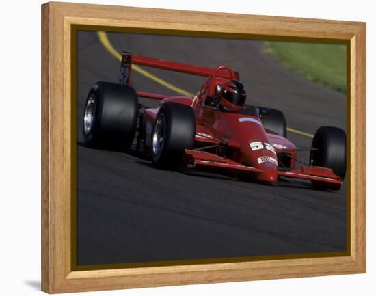 Formula Atlantic Racing Car Action-null-Framed Premier Image Canvas