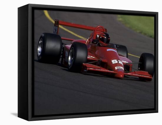 Formula Atlantic Racing Car Action-null-Framed Premier Image Canvas