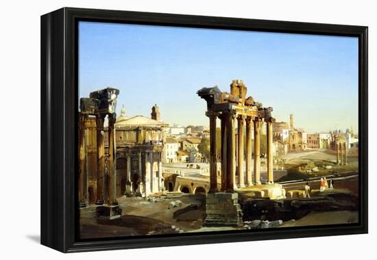 Foro Romano-Ippolito Caffi-Framed Premier Image Canvas