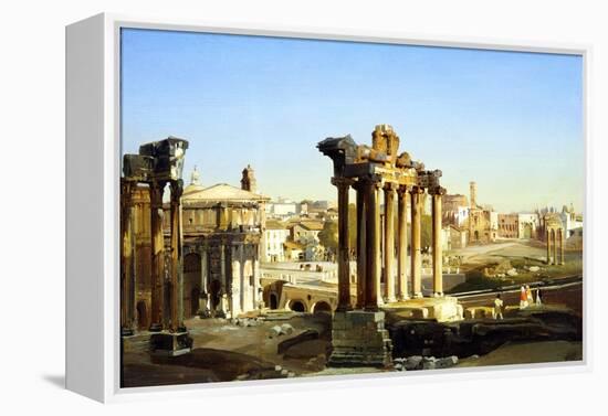 Foro Romano-Ippolito Caffi-Framed Premier Image Canvas