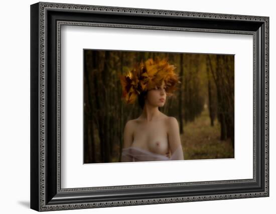 Forrest Nymph-null-Framed Art Print