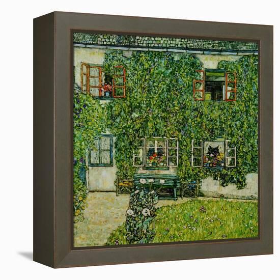 Forsthaus in Weissenbach Am Attersee-Gustav Klimt-Framed Premier Image Canvas