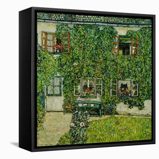 Forsthaus in Weissenbach Am Attersee-Gustav Klimt-Framed Premier Image Canvas