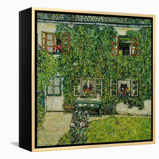 Forsthaus in Weissenbach Am Attersee-Gustav Klimt-Framed Premier Image Canvas