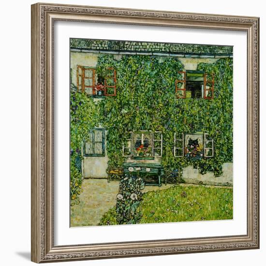 Forsthaus in Weissenbach Am Attersee-Gustav Klimt-Framed Giclee Print