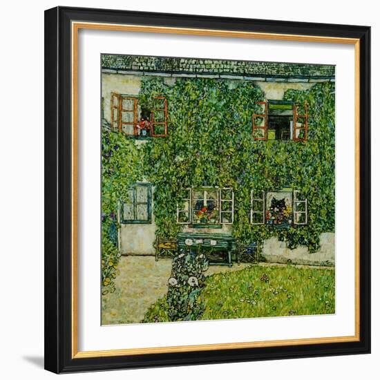Forsthaus in Weissenbach Am Attersee-Gustav Klimt-Framed Giclee Print