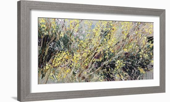 Forsythia Golden Bells-Lilia Orlova Holmes-Framed Giclee Print