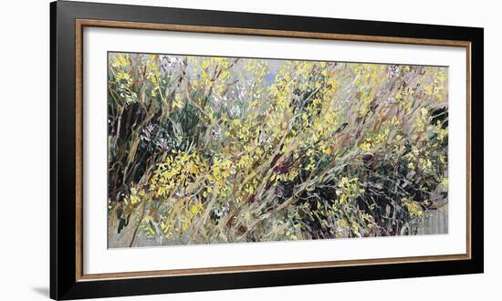 Forsythia Golden Bells-Lilia Orlova Holmes-Framed Giclee Print