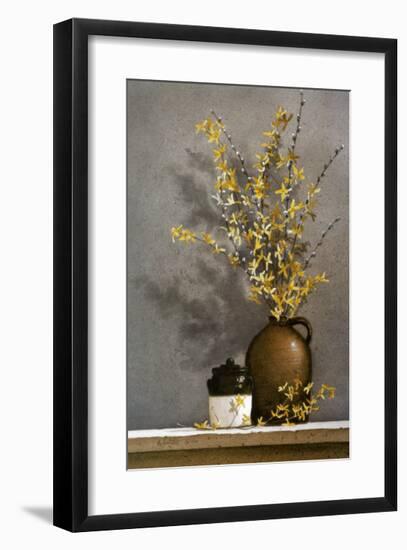 Forsythia-Ray Hendershot-Framed Art Print