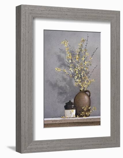 Forsythia-Ray Hendershot-Framed Giclee Print