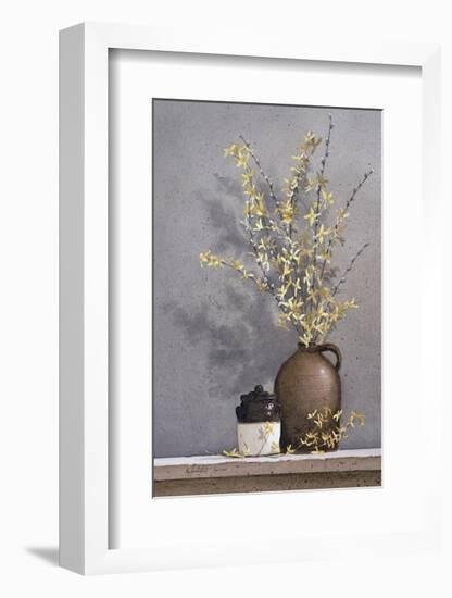 Forsythia-Ray Hendershot-Framed Giclee Print