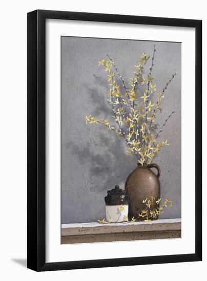 Forsythia-Ray Hendershot-Framed Giclee Print