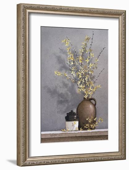 Forsythia-Ray Hendershot-Framed Giclee Print