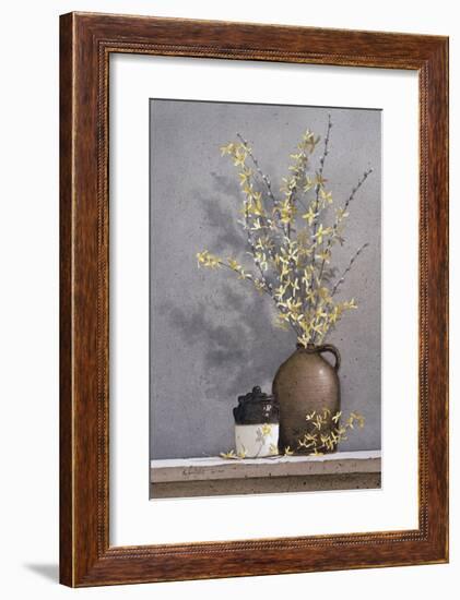 Forsythia-Ray Hendershot-Framed Giclee Print