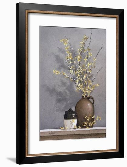 Forsythia-Ray Hendershot-Framed Giclee Print