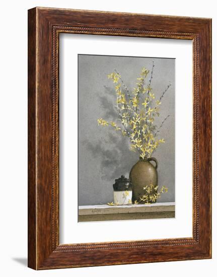 Forsythia-Ray Hendershot-Framed Art Print