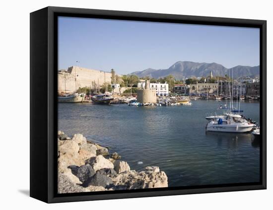 Fort and Harbour, Kyrenia, North Cyprus, Mediterranean, Europe-Philip Craven-Framed Premier Image Canvas