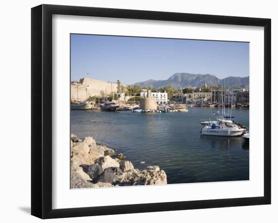 Fort and Harbour, Kyrenia, North Cyprus, Mediterranean, Europe-Philip Craven-Framed Photographic Print