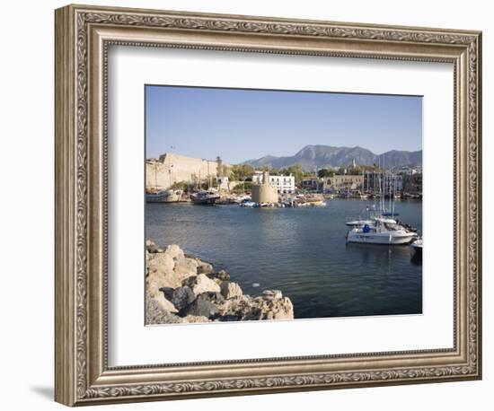 Fort and Harbour, Kyrenia, North Cyprus, Mediterranean, Europe-Philip Craven-Framed Photographic Print
