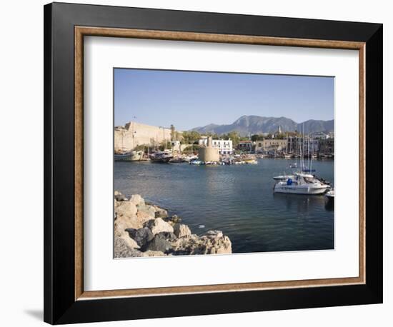 Fort and Harbour, Kyrenia, North Cyprus, Mediterranean, Europe-Philip Craven-Framed Photographic Print