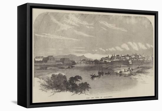 Fort and Town of Alessandria-Samuel Read-Framed Premier Image Canvas