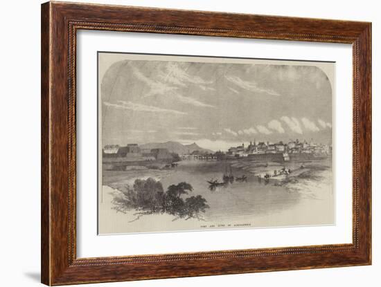 Fort and Town of Alessandria-Samuel Read-Framed Giclee Print