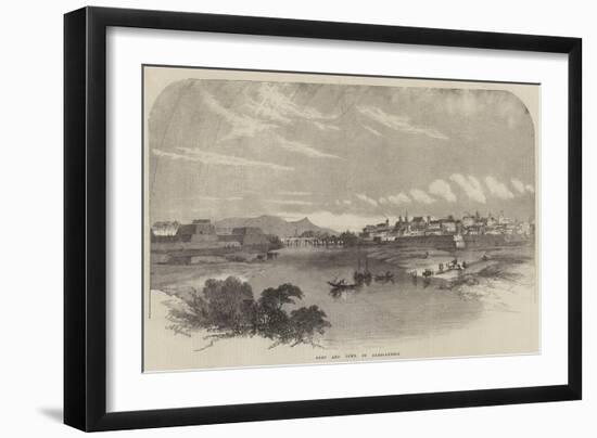 Fort and Town of Alessandria-Samuel Read-Framed Giclee Print
