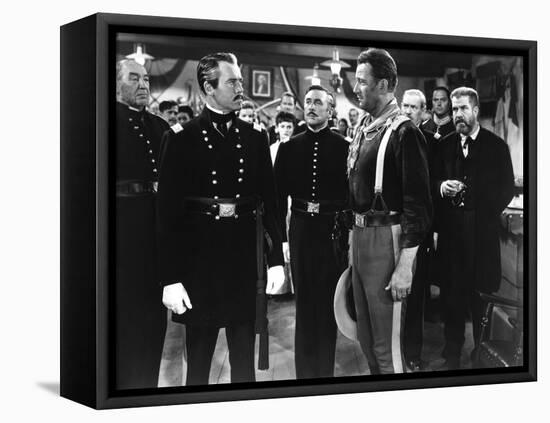 FORT APACHE, 1948 directed by JOHN FORD Henry Fonda, george O'Brien, John Wayne and Grant Withers (-null-Framed Stretched Canvas