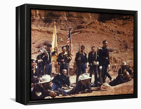 FORT APACHE, 1948 directed by JOHN FORD Henry Fonda (photo)-null-Framed Stretched Canvas