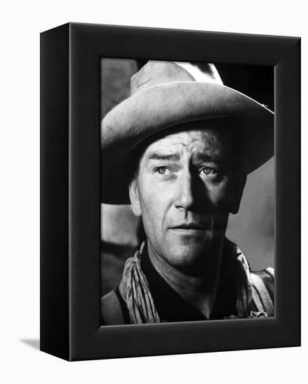 FORT APACHE, 1948 directed by JOHN FORD John Wayne (b/w photo)-null-Framed Stretched Canvas