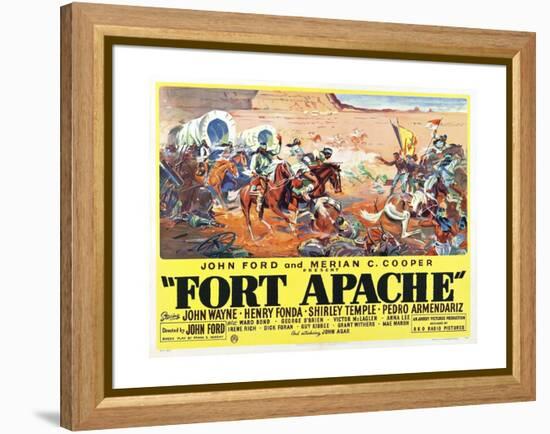 Fort Apache, 1948-null-Framed Premier Image Canvas