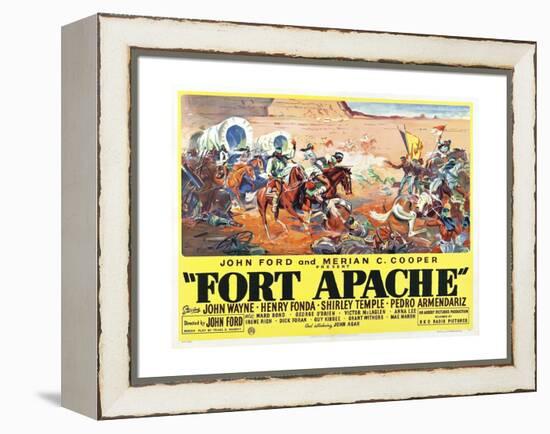 Fort Apache, 1948-null-Framed Premier Image Canvas