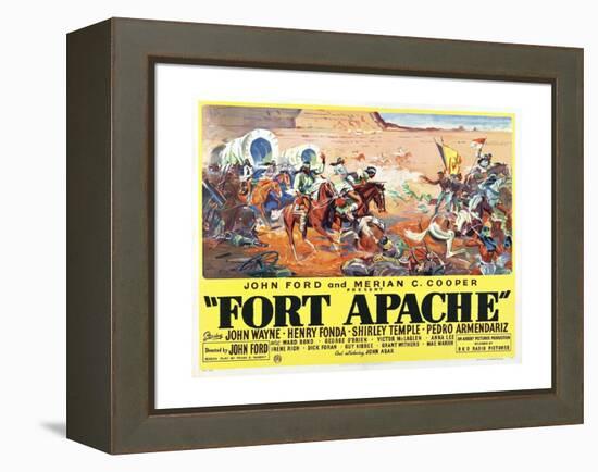 Fort Apache, 1948-null-Framed Premier Image Canvas