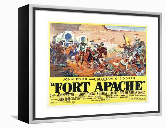 Fort Apache, 1948-null-Framed Premier Image Canvas