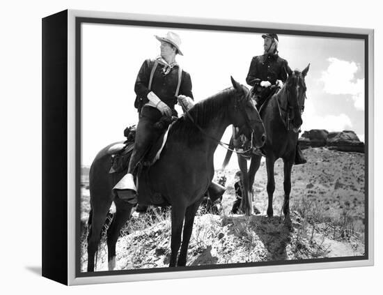 Fort Apache, John Wayne, Henry Fonda, 1948-null-Framed Stretched Canvas