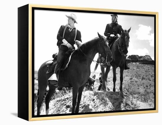 Fort Apache, John Wayne, Henry Fonda, 1948-null-Framed Stretched Canvas