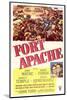 Fort Apache - Movie Poster Reproduction-null-Mounted Photo