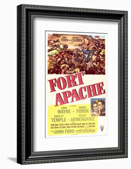 Fort Apache - Movie Poster Reproduction-null-Framed Photo