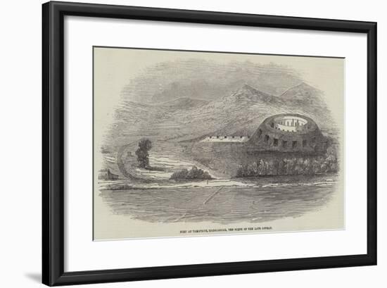 Fort at Tamatave, Madagascar, the Scene of the Late Affray-null-Framed Giclee Print