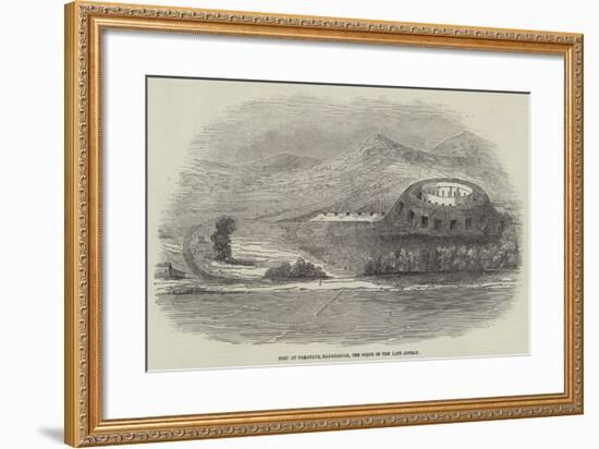 Fort at Tamatave, Madagascar, the Scene of the Late Affray-null-Framed Giclee Print