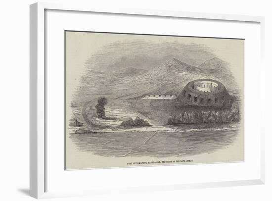 Fort at Tamatave, Madagascar, the Scene of the Late Affray-null-Framed Giclee Print