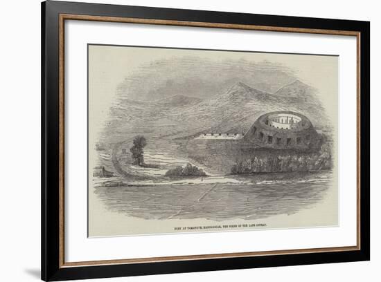 Fort at Tamatave, Madagascar, the Scene of the Late Affray-null-Framed Giclee Print