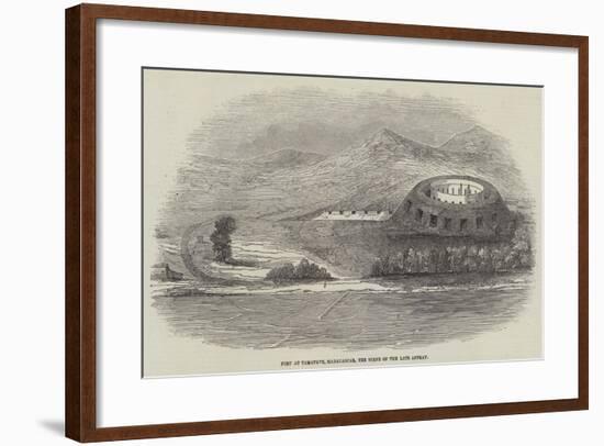 Fort at Tamatave, Madagascar, the Scene of the Late Affray-null-Framed Giclee Print