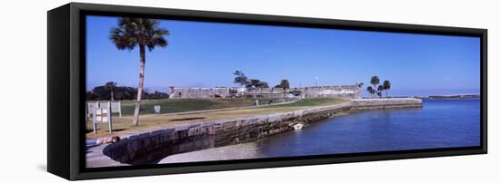 Fort at the Seaside, Castillo De San Marcos National Monument, St. Augustine, Florida, USA-null-Framed Premier Image Canvas