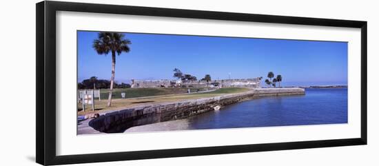 Fort at the Seaside, Castillo De San Marcos National Monument, St. Augustine, Florida, USA-null-Framed Photographic Print