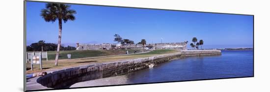 Fort at the Seaside, Castillo De San Marcos National Monument, St. Augustine, Florida, USA-null-Mounted Photographic Print