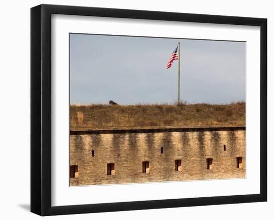 Fort Barrancas, Gulf Islands National Seashore, Pensacola, Florida Gulf Coast-William Silver-Framed Photographic Print