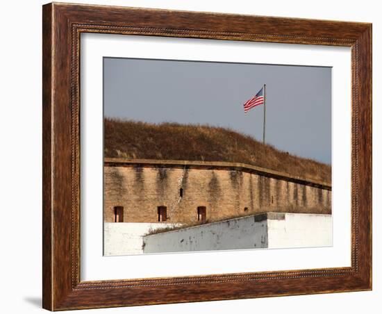 Fort Barrancas, Gulf Islands National Seashore, Pensacola, Florida Gulf Coast-William Silver-Framed Photographic Print