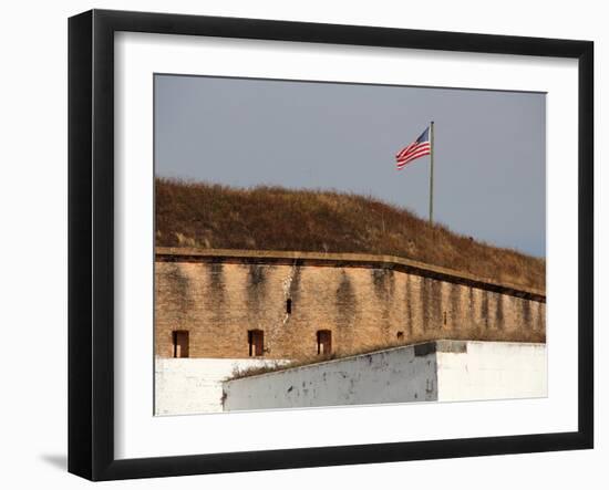 Fort Barrancas, Gulf Islands National Seashore, Pensacola, Florida Gulf Coast-William Silver-Framed Photographic Print